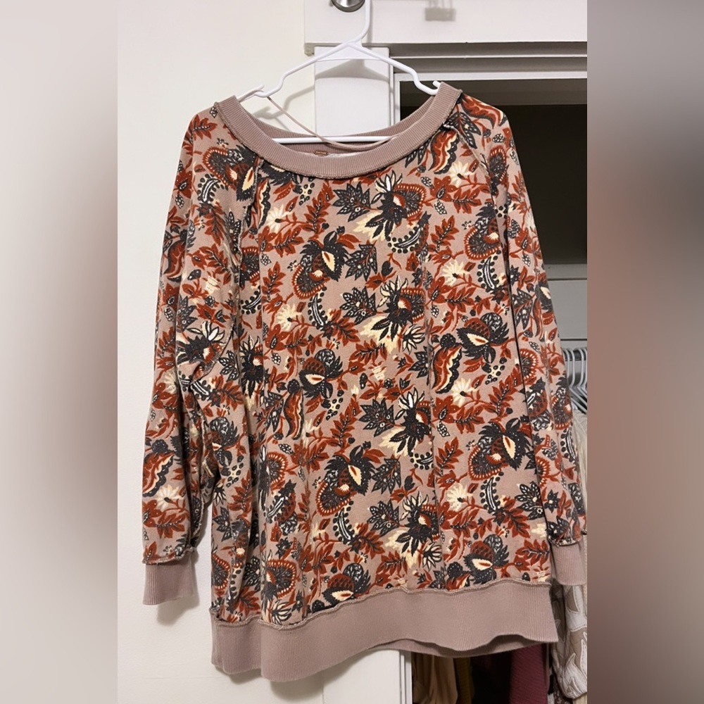 free people oversized sweatshirt